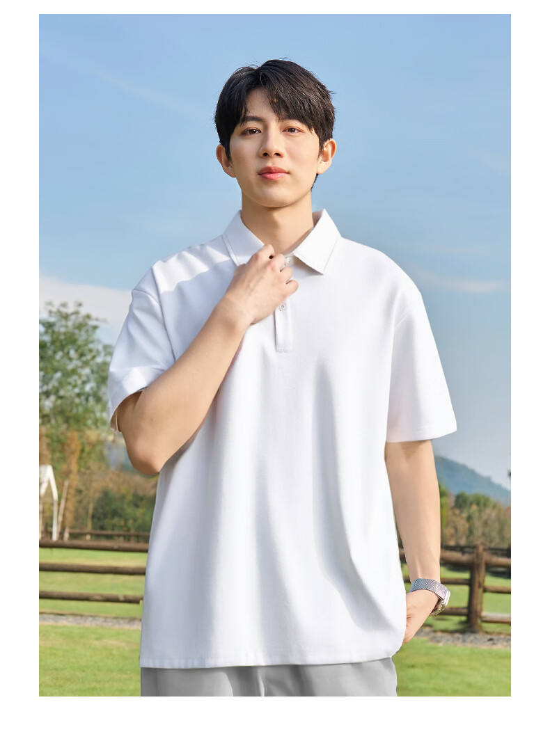 TonLion Summer Short Sleeve Polo Shirt New Trendy Brand Casual Wrinkle-Resistant Loose Breathable Student Fashion Half Sleeve Men 20