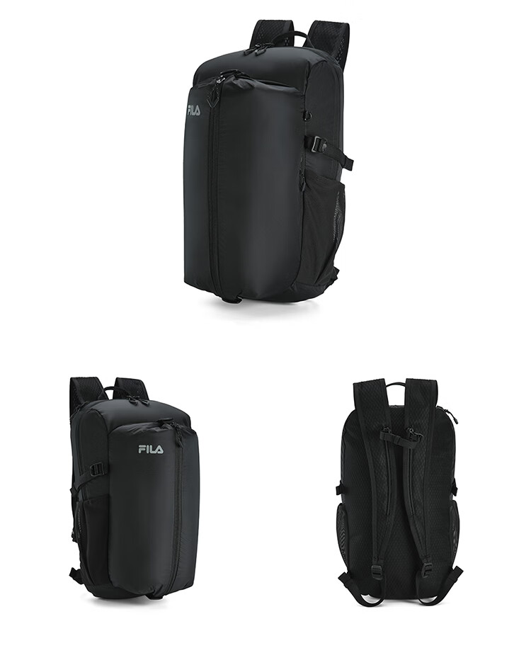 FILA Official Men's Backpack 2026 Summer Outdoor Sports Foldable Shoulder Bag School Laptop Bag 15
