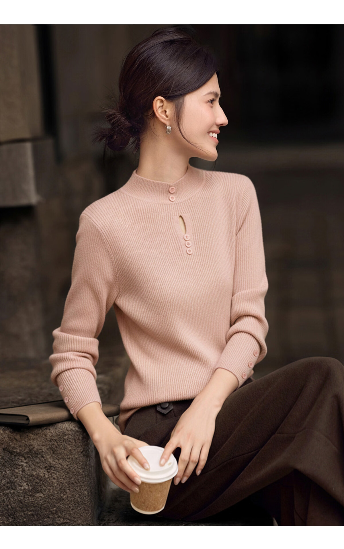 She Enjoy Women's Knitwear Half Turtleneck Slim Fit Solid Color Sweater Autumn Winter Base Layer T54Z121 10