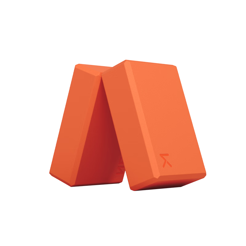 Keep Yoga Blocks Dance Blocks Adult and Children Practice Blocks EVA Yoga Equipment Vitality Orange Set of Two