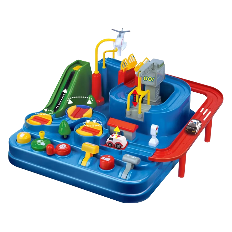 Guangduola Children's Track Car Toy Adventure Challenge Toy for Boys Ages 3-6 Birthday New Year Gift