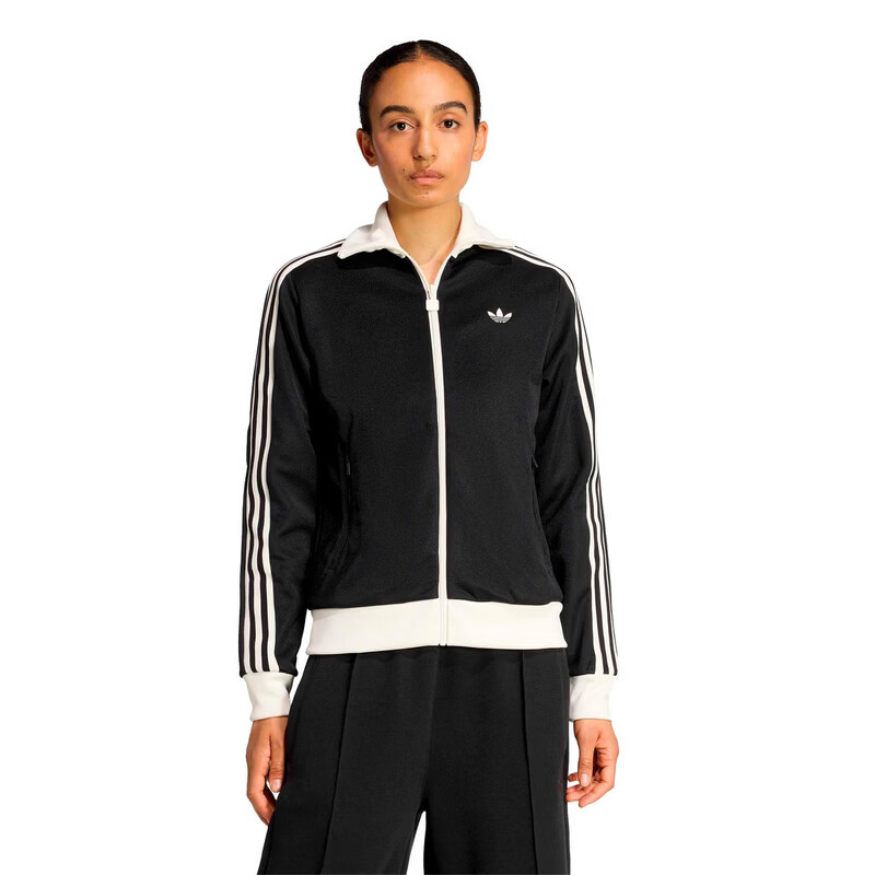 Adidas Originals Women's CLASSIC TT Knit Jacket KD7969 Black S 1