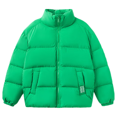BALABALA Kids Puff Down Jacket Children's Winter Coat 2025 New Boys Girls Baby Parent-Child Stand Collar Cute Outerwear