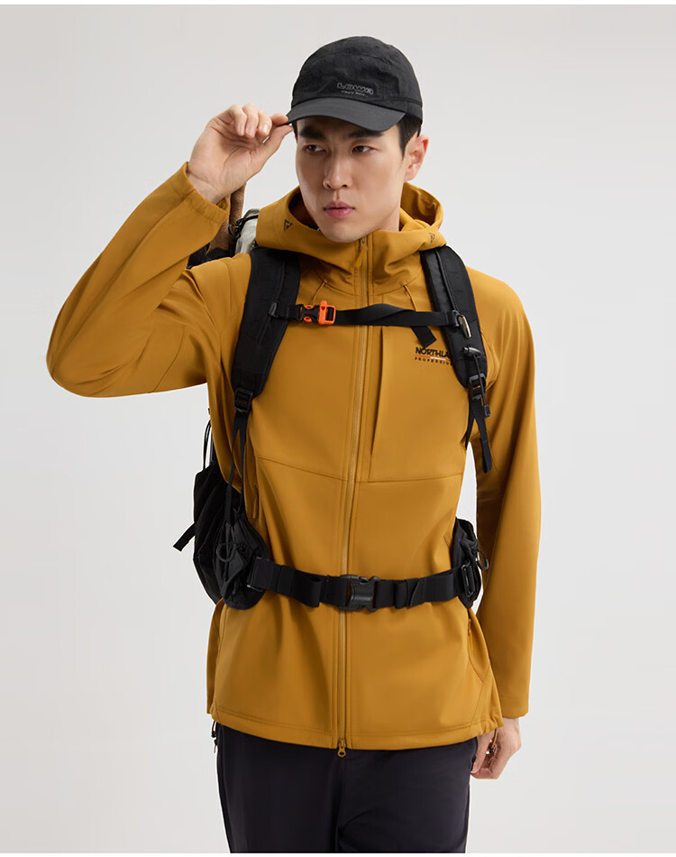 NORTHLAND 【Gangren 3】Men's Softshell Jacket 2026 New Outdoor Three-Proof Wear-Resistant Hiking Mountaineering Softshell Coat 10