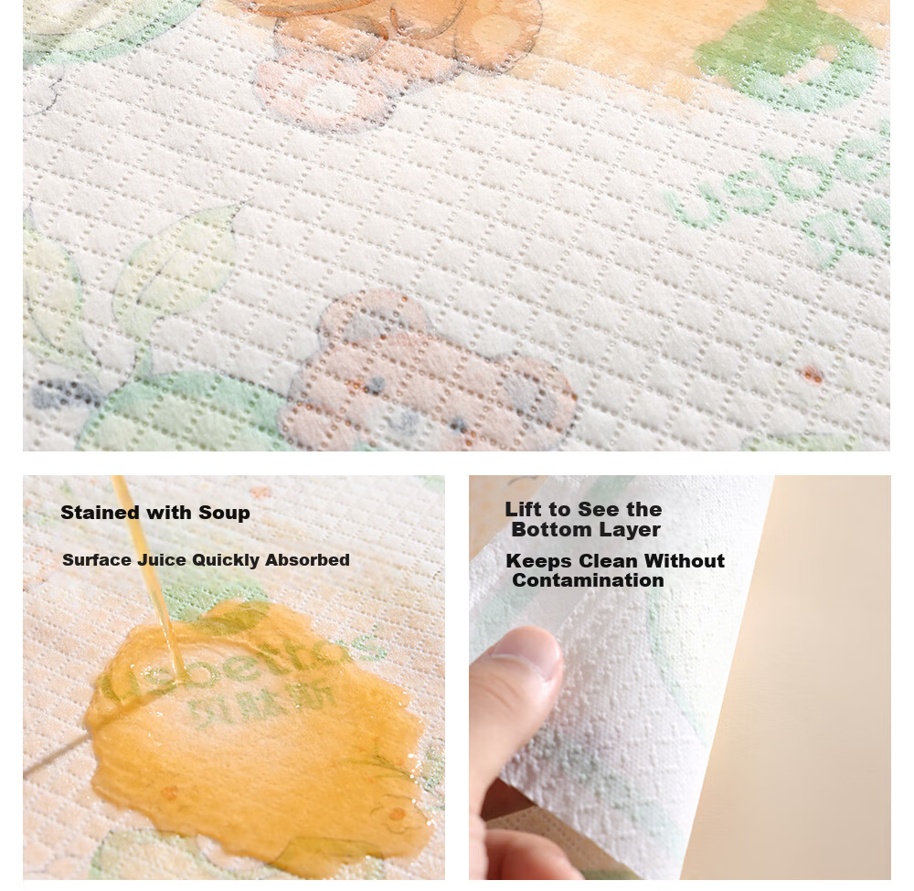 Betis Disposable Baby Placemat Portable Outdoor Table Mat Infant Oil-proof Waterproof Kids Placemat High Chair Tablecloth 11