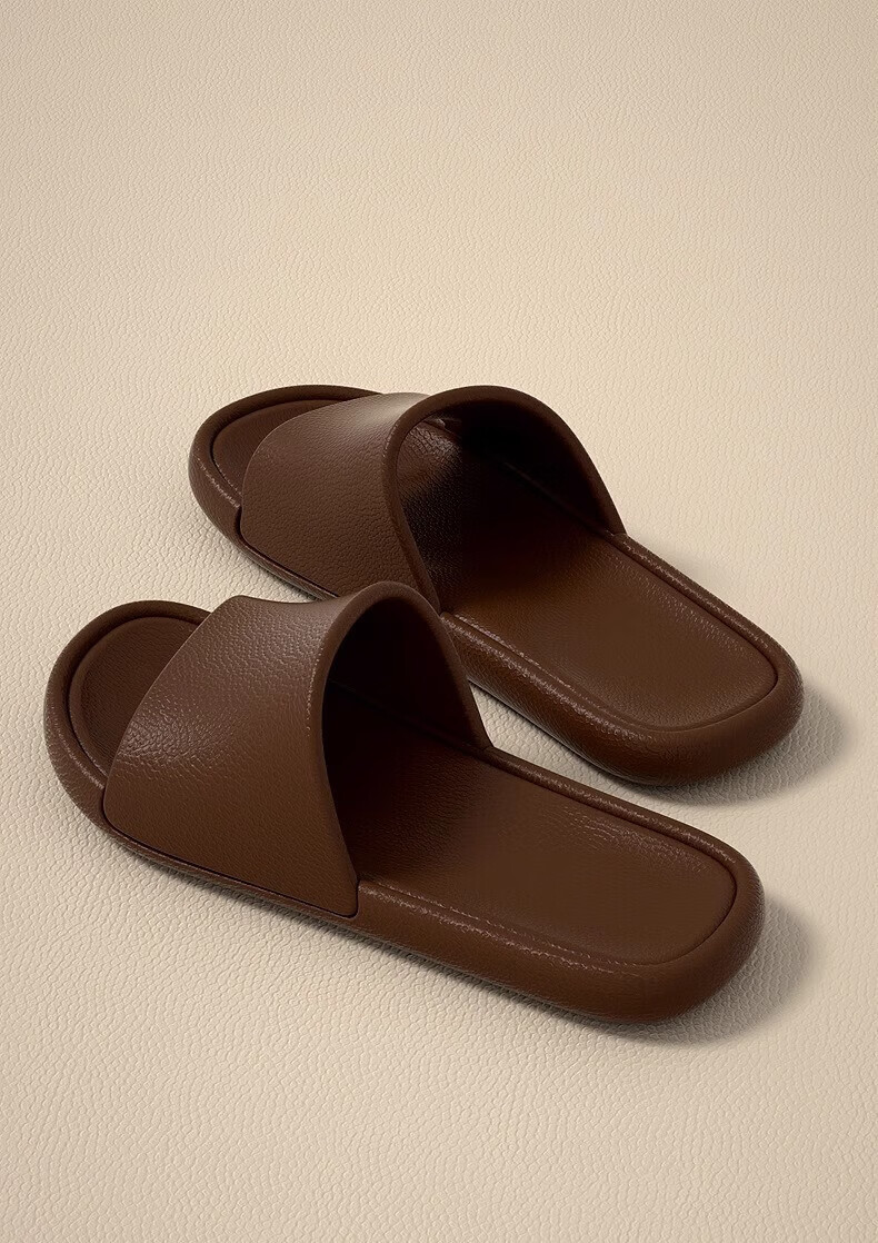 Qiumuxi Men's EVA Textured Slippers Soft Cushioned Non-Slip Indoor Bathroom Casual Durable Women's Sandals 8