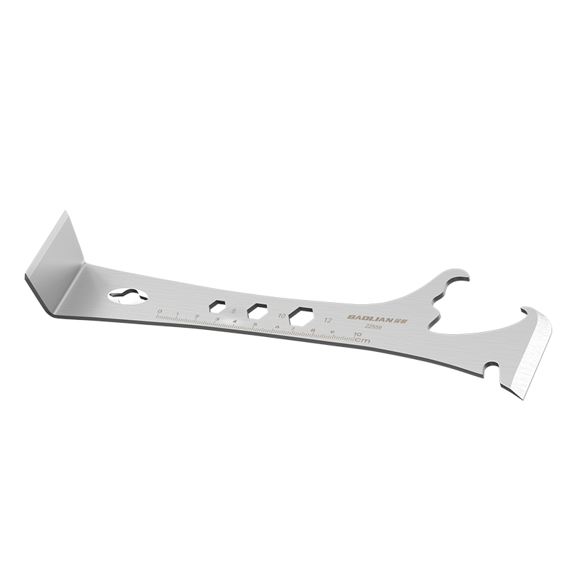 Baolian Stainless Steel Multifunctional Crowbar Can Opener Wrench Carpenter Nail Puller Pry Bar Pry Knife Pry Board Installation Tool