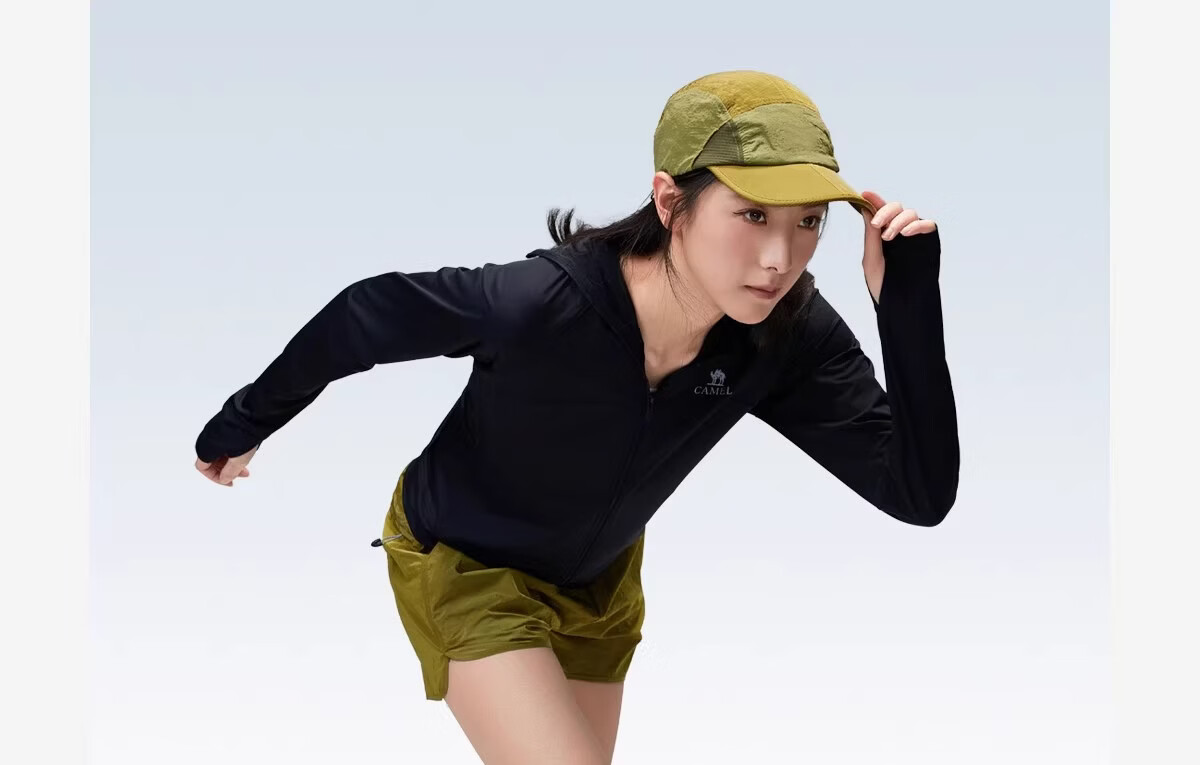 Camel Women's Outdoor Sun Protection Jacket 2026 Spring Summer New Unisex Cooling Breathable Silver Coated Brim Coat Sun Protection Clothing 37