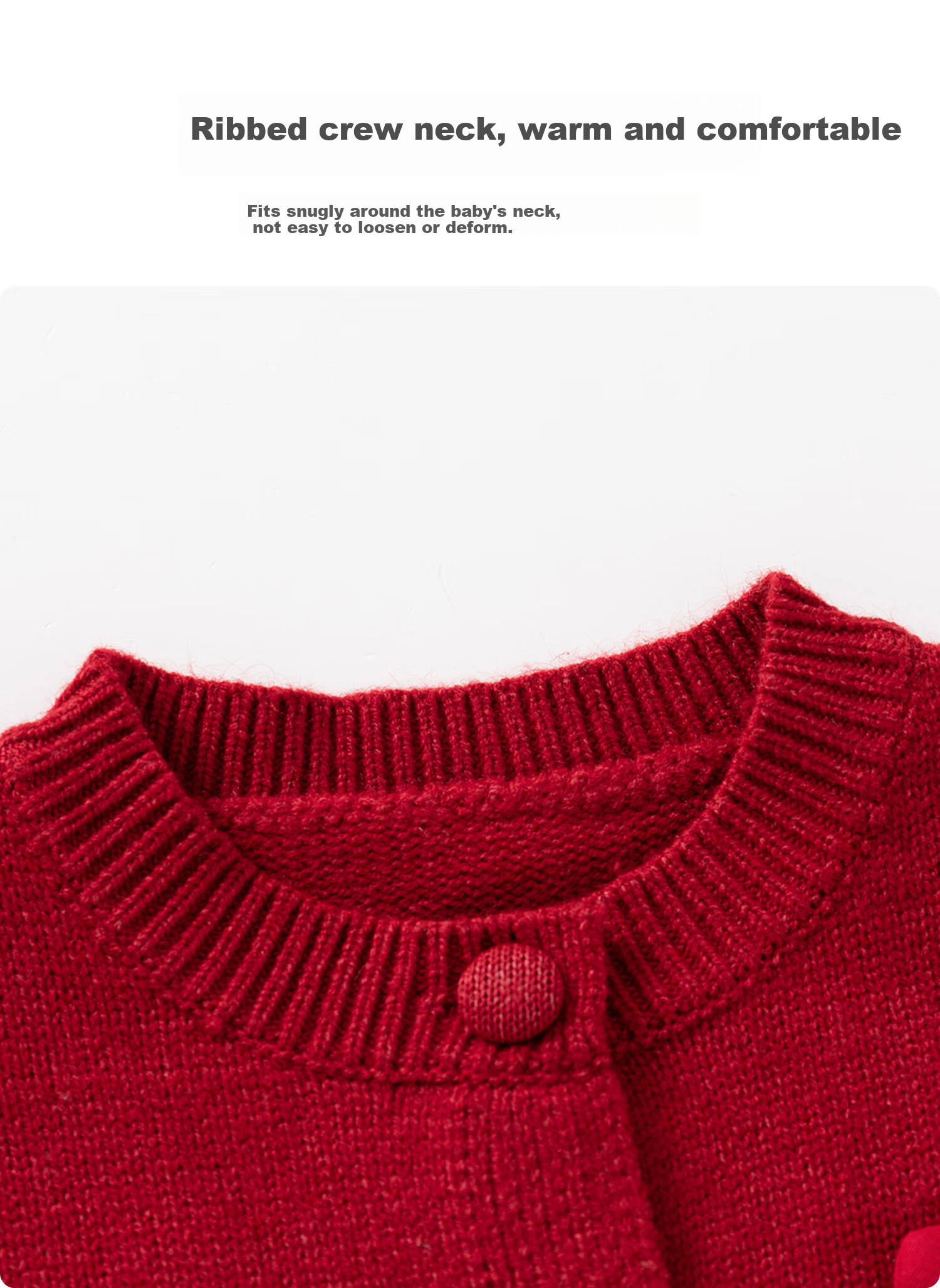 Banxidi Girls Sweater Spring 2026 New Children's Stylish Jacket Baby Knitted Cardigan Spring Autumn New Year Greeting Outfit 5