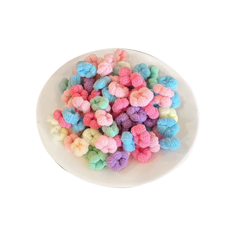 Chense Children's Hair Ties, 100 Pieces, Baby Hair Bands, Girls' Hair Rings, Hair Accessories, Small Size, Ponytail Holders, Rubber Bands