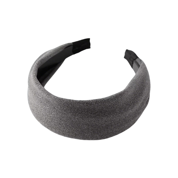 Kousu Gray Wide Headband New Pressed Hairband High Crown Hair Hoop Daily Outer Hair Tie Hair Clip Hair Accessory