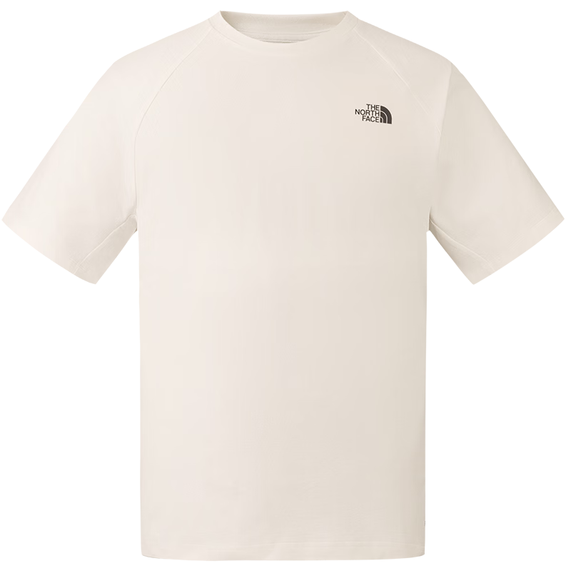 The North Face Unisex Printed Short Sleeve T-Shirt Outdoor Breathable Off-White QLI 2XL