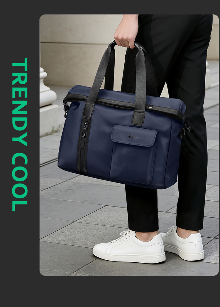 GOLF Men's Briefcase Handbag 13.3/14 Inch Laptop Bag Business Casual Commuter Travel Office Bag 6