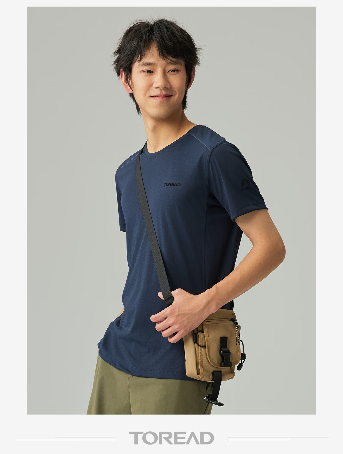 TOREAD Mall Same Style Quick-Dry Short Sleeve T-Shirt Couple Functional Breathable Stretch Crew Neck Sports Hiking Shirt TAJJAN81025 7