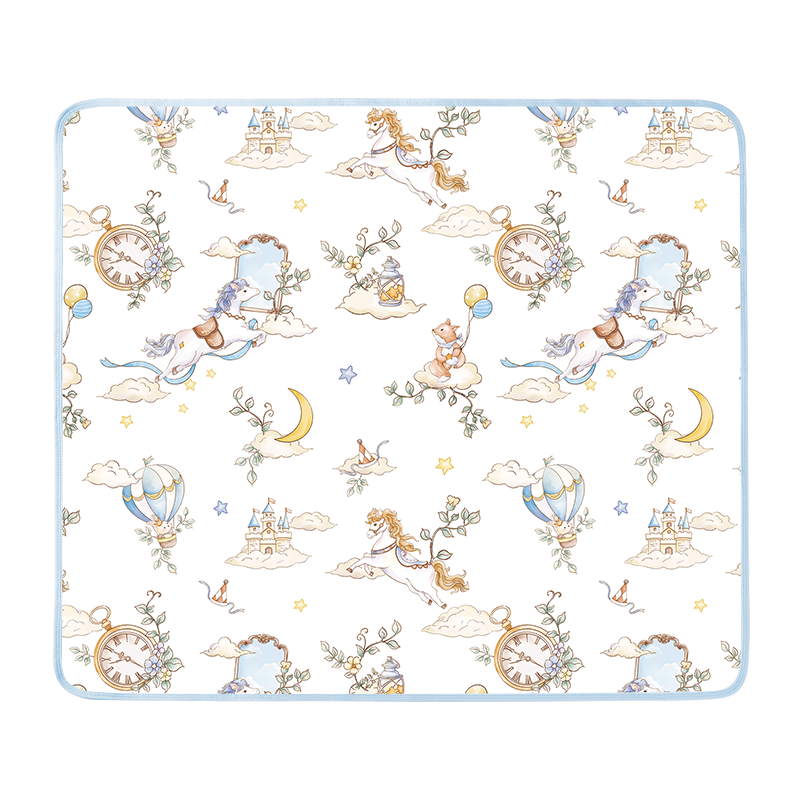 Aibaoshi Baby Swaddle, Pure Cotton, Newborn Hospital Wrap, Anti-Startle Blanket, Dream of The Horse S866