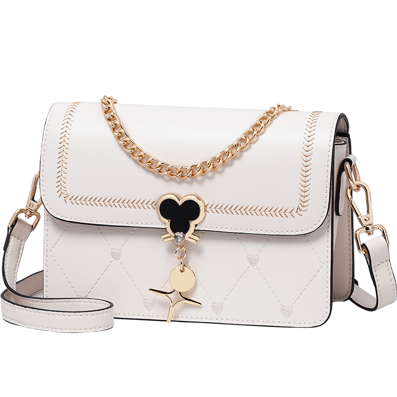 Aiqinghai Leather Handbag, Women's Crossbody Shoulder Bag, Small Square Bag, Light Luxury Brand, Birthday Gift for Wife, Gift for Girlfriend on May 20