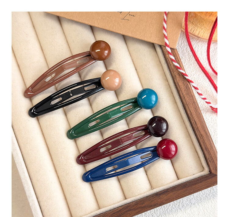CHIMERA 5-Piece Colorful Hair Clips Set for Kids Girls Bangs Side Clips Front Hairpin BB Clips Birthday Gift 15