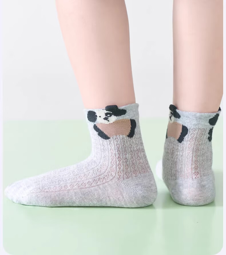 Mianqixiong Kids Socks Summer Pure Cotton Thin Boys Mesh Socks Baby Ultra-thin Short Socks Spring Summer Cotton Socks 14