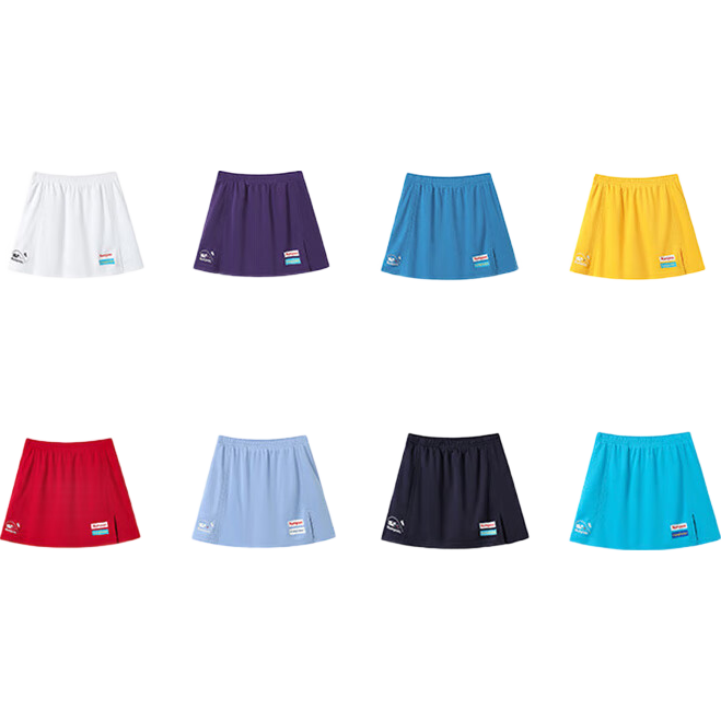KUMPOO x Crying Center Collaboration Series Badminton Skirt Multi-color Casual Skirt ACQ251604 Navy XL