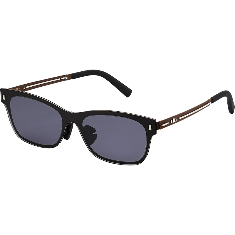 Beneunder Men's Ultra-Light Foldable Sunglasses for Driving, Fishing, and Travel, Card-Thin Design FD010