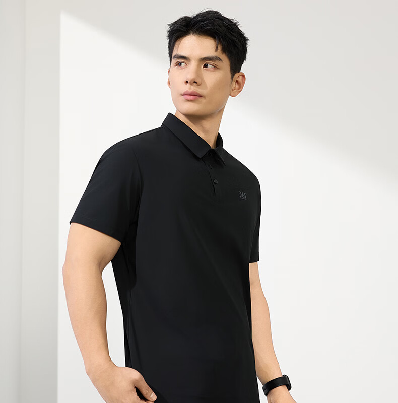361° Men's Sports T-Shirt Spring Summer New Sun-Protective Polo Shirt Cooling Casual Short Sleeve Top 652624103-6 17