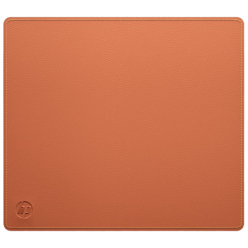 HP MP261 Office Gaming Large Desk Mat Keyboard Mouse Pad Universal Home Computer Desktop Leather Anti-Slip Brown Small Size