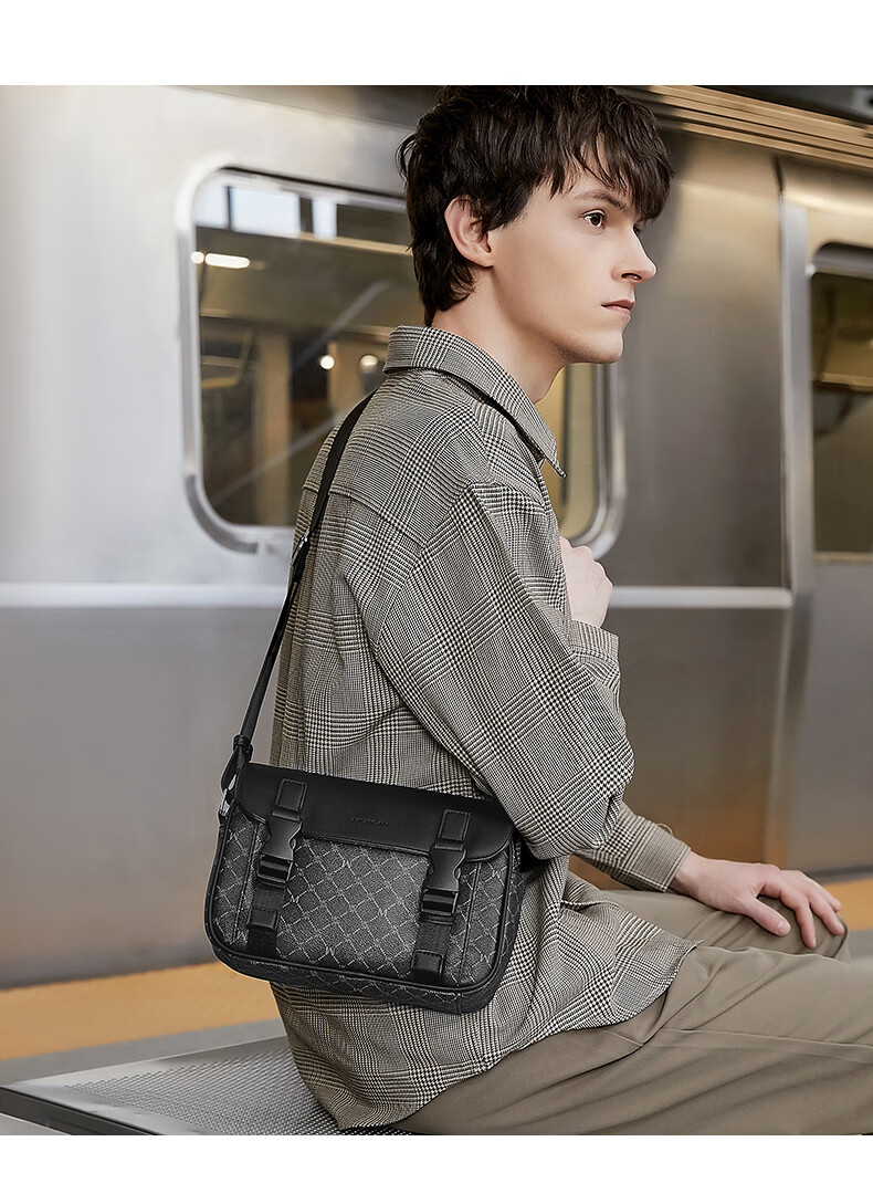 MEXICAN Men's Printed Casual Commuter Crossbody Shoulder Bag Phone Bag Birthday Gift High-end Light Luxury 5