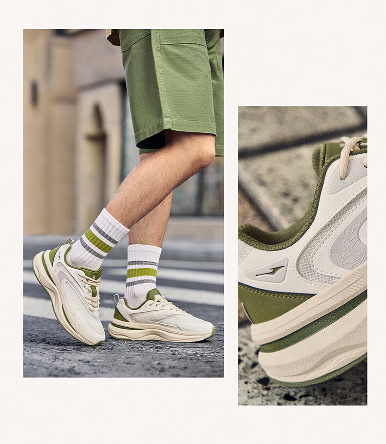 ERKE 2026 New Comfortable Thick-Soled Dad Sneakers Soft Elastic Versatile Casual Shoes Wei Yang 3 22