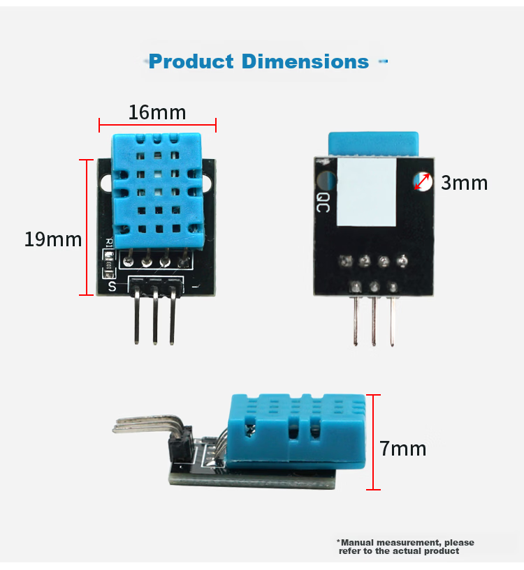 Diushitou DHT11 Digital Temperature And Humidity Sensor Module, Suitable for Arduino And STM 51 Microcontroller Development Boards 4