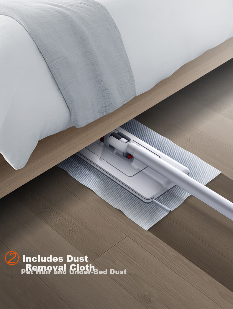 David Mop Facial Towel Mop Household One-Push Clean Hands-Free Washing 2025 Flat Clip Cloth Mop Floor Cleaning Tool 18
