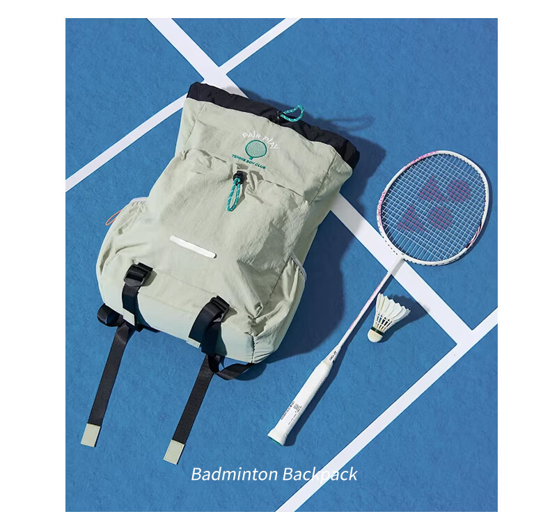 40,000km Lightweight Badminton Bag Women's Outdoor Bag Tennis Racket Bag Men's Backpack Hiking Cycling Sports Swimming Double Shoulder Backpack 14