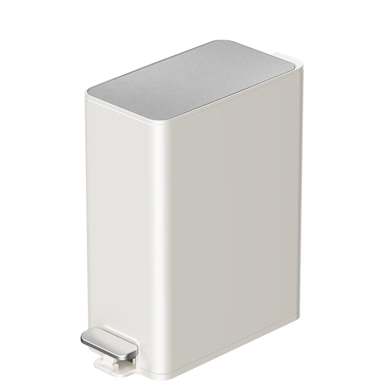 Arrow Kitchen Trash Can 10L Stainless Steel Pedal Large Capacity Covered Living Room Luxury Waste Bin
