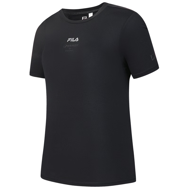 FILA Official Colorful Women's Short Sleeve T-Shirt 2026 Summer Moisture-Wicking Quick-Dry Fitness Sports Yoga Running Tee