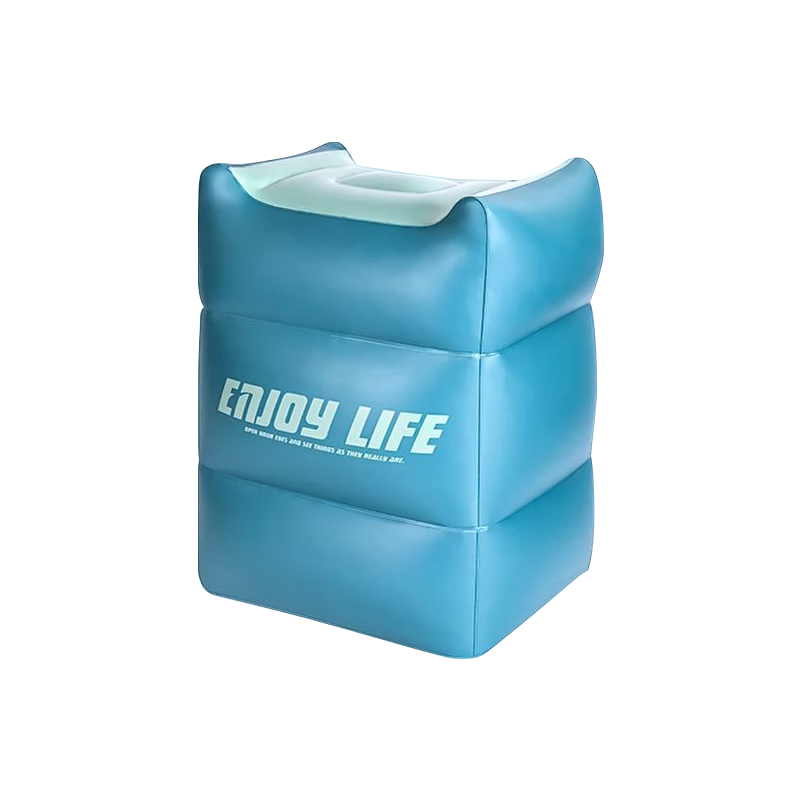 40,000km Inflatable Footrest Cushion Portable Foot Support for Airplane High-Speed Train Sleeping Long-Distance Travel Footrest Stool Foot Relaxation Tool