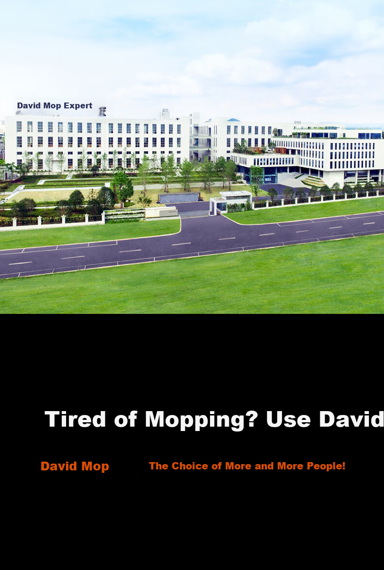 David Mop Facial Towel Mop Household One-Push Clean Hands-Free Washing 2025 Flat Clip Cloth Mop Floor Cleaning Tool 1