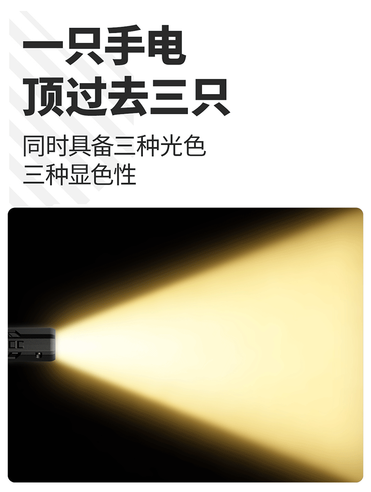 NITECORE EDC07 Slim Portable Outdoor Flashlight Three-Color Temperature Work Light 2