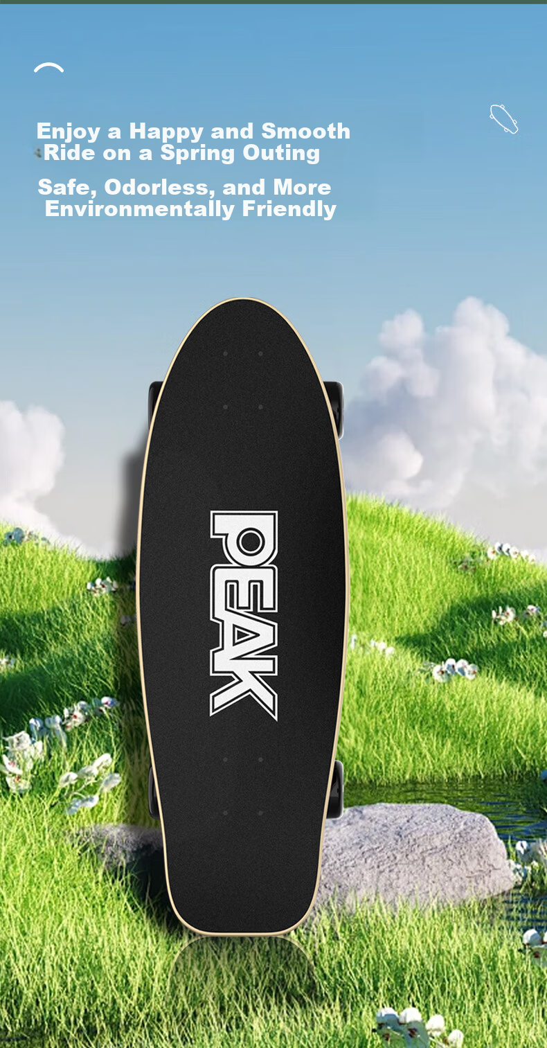 Peak Scooter 6-12 Years 18 Years Land Surfing Skateboard Beginner Entry-Level Professional Adult Sports 4