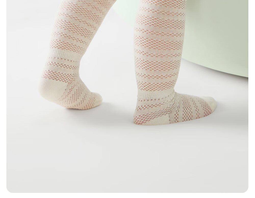 Betis Kids Socks Spring Summer Ultra-thin Newborn Baby Over-the-Knee Anti-Mosquito Mesh Breathable Long Socks 15