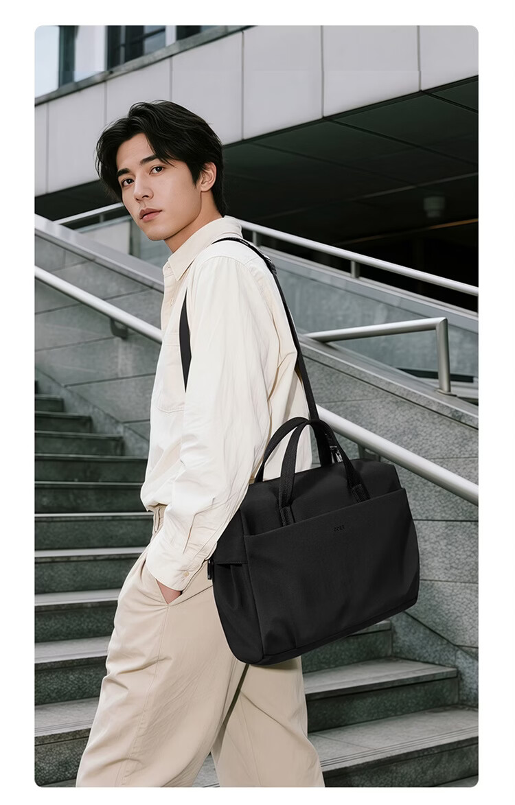GOLF Business Briefcase Men's Large Capacity 15.6/16 Inch Laptop Bag Lightweight Casual Office Bag 17
