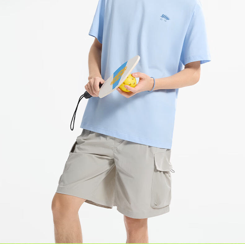 361° Unisex T-Shirt Spring Summer New Pure Cotton Sports Outdoor Loose Fit Crew Neck Short Sleeve Top 632623102-7 12