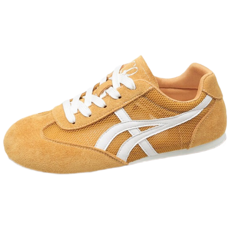 La Chapelle Women's Shoes, Training Shoes for Women, Versatile Breathable Flats, Low-Top Thin Mesh Casual Shoes - 2215 Lemon Yellow 36