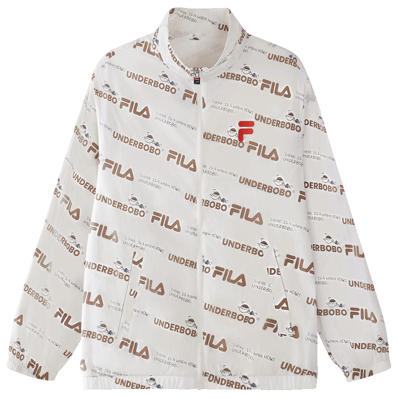FILA x BOBO Kids All-Over Print Sun Protection Jacket 2026 Summer Boys and Girls Skin Jacket