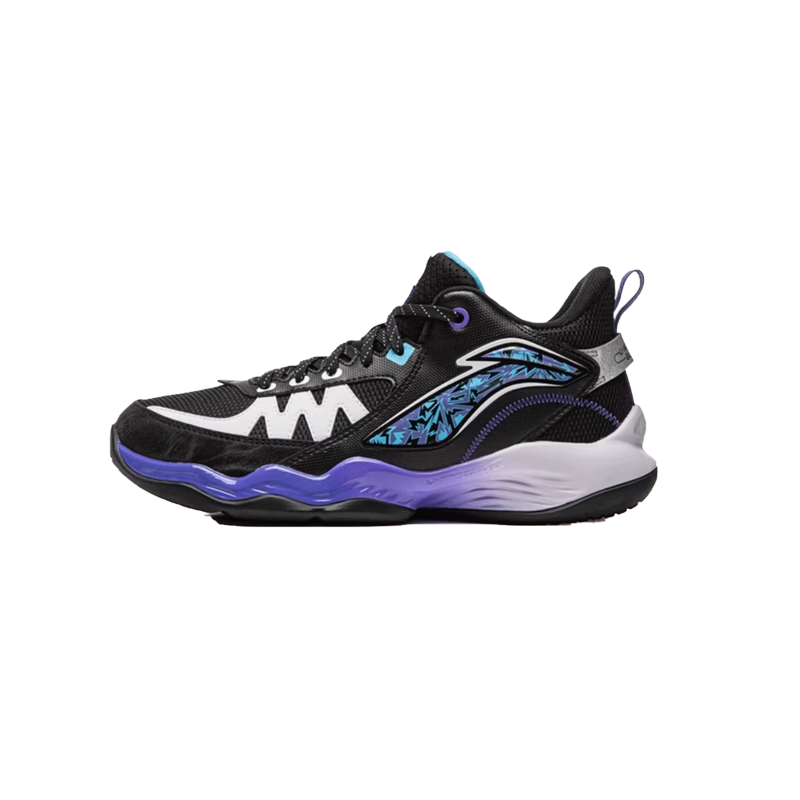 LI-NING Kids Basketball Shoes 2026 New Boys' Shock Absorption Rebound Anti-Torsion Sports Casual Basketball Sneakers