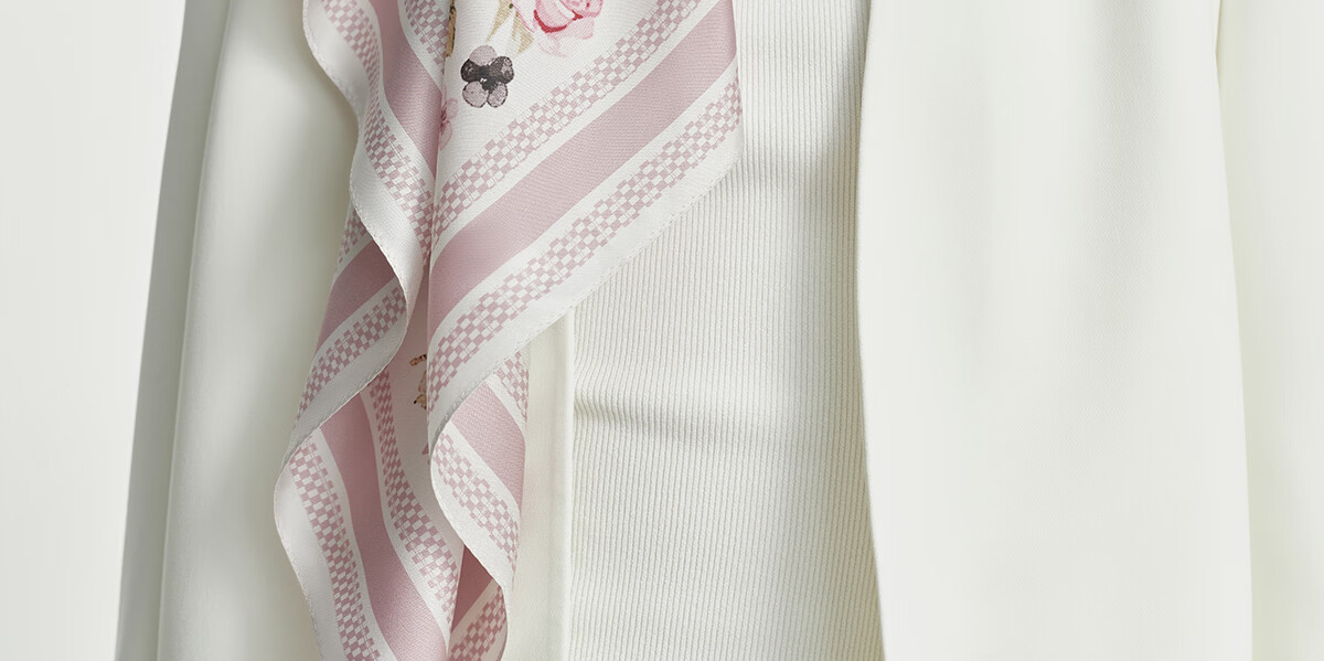Wanshili 26 Spring Summer New 100% Mulberry Silk Scarf Square Silk Shawl Birthday Gift Box Floral Collection 32