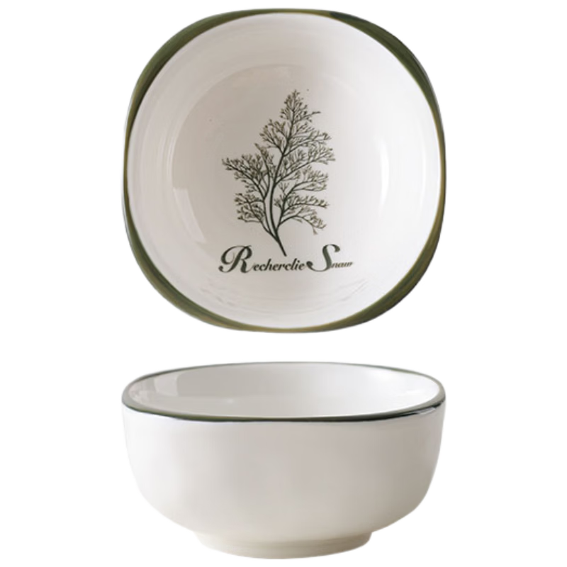 Chuanqi Small Dishes, 4.1 Inches, Set of 4, Small Dipping Plates, Flavor Dishes for Bone Removal And Seasoning, Condiment Plates, French-Style