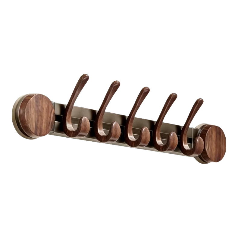 Xinpai Vintage Double Suction Cup Hook No-Drill Bathroom Clothes Hook Storage Rack Toilet Shower Room Door Back Hook