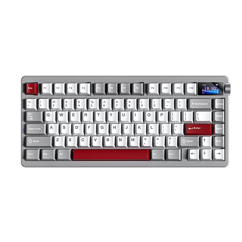 AULA Nova75 Custom Mechanical Keyboard Tri-Mode Wireless Wired Bluetooth Gasket Structure Hot-Swappable Full-Key Gaming Office Shadow Gray Caramel Latte Switches