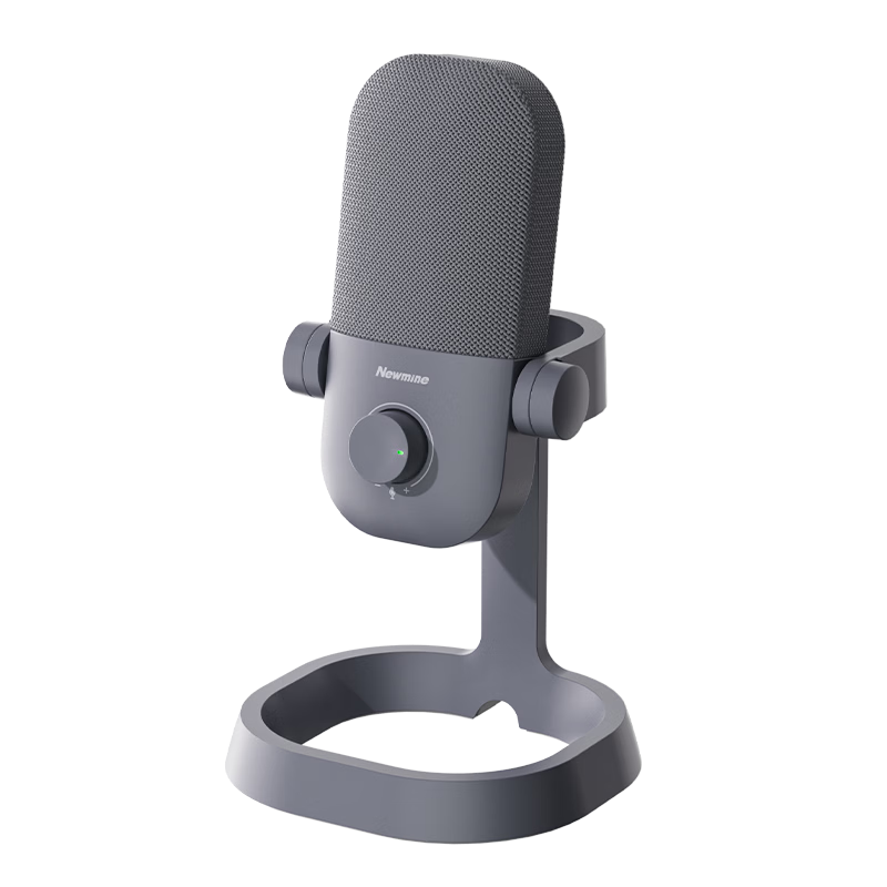 Newmine ZM17 Professional Computer Microphone Large Diaphragm Original Sound Quality Condenser Mic Desktop Laptop Desktop Microphone Live Game Esports USB Recording Device