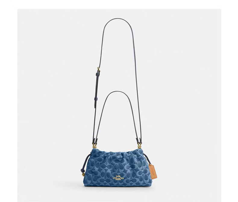 COACH Women's FAYE Classic Logo Shoulder Crossbody Drawstring Cloud Bag CDE45 - Brand Direct Supply 4