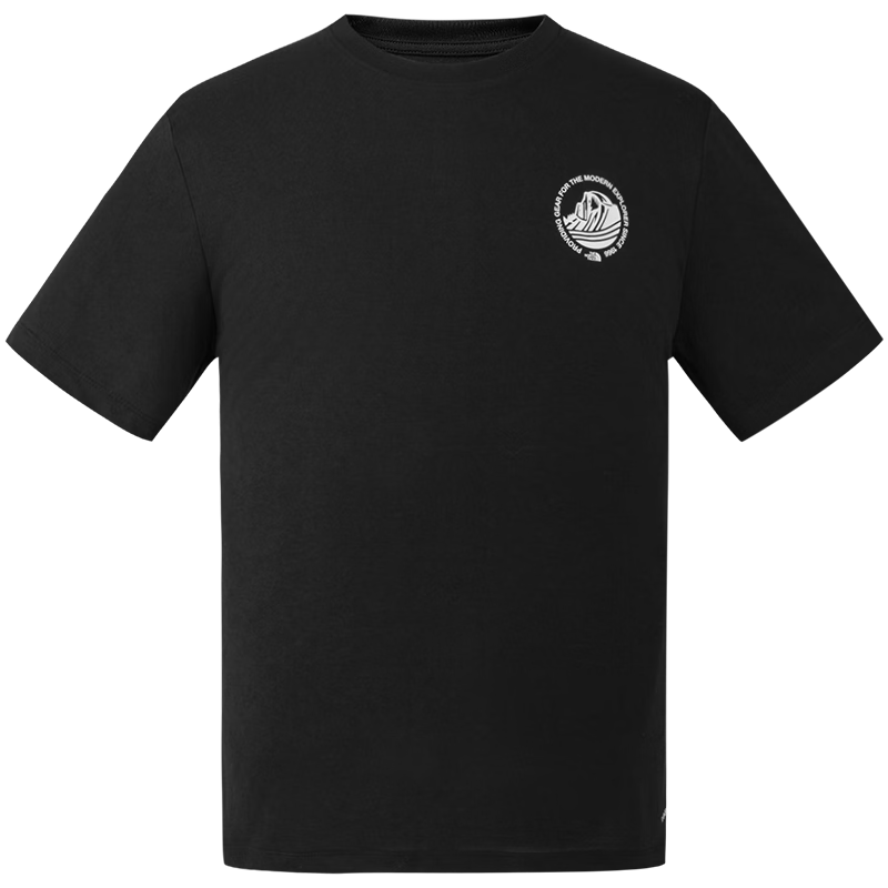 The North Face Men's Quick-Dry T-Shirt, Outdoor Moisture-Wicking Breathable Short Sleeve 8GZV Black/JK3 3XL